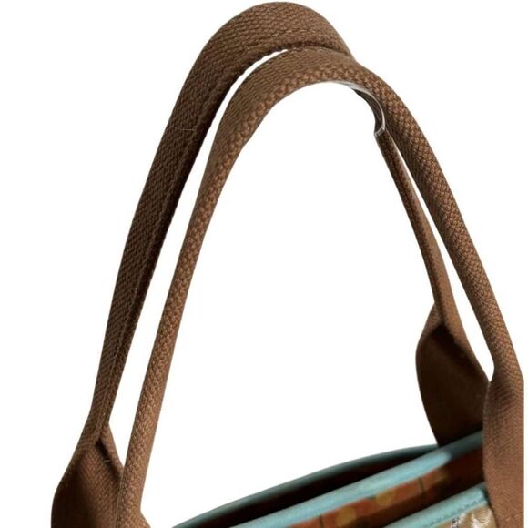 Fossil Tote Shoulder Bag Large Canvas Key Per Bird Cage - Picture 5 of 15
